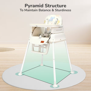 R for Rabbit Truffle High Chair - Sea Green Baby High Chair