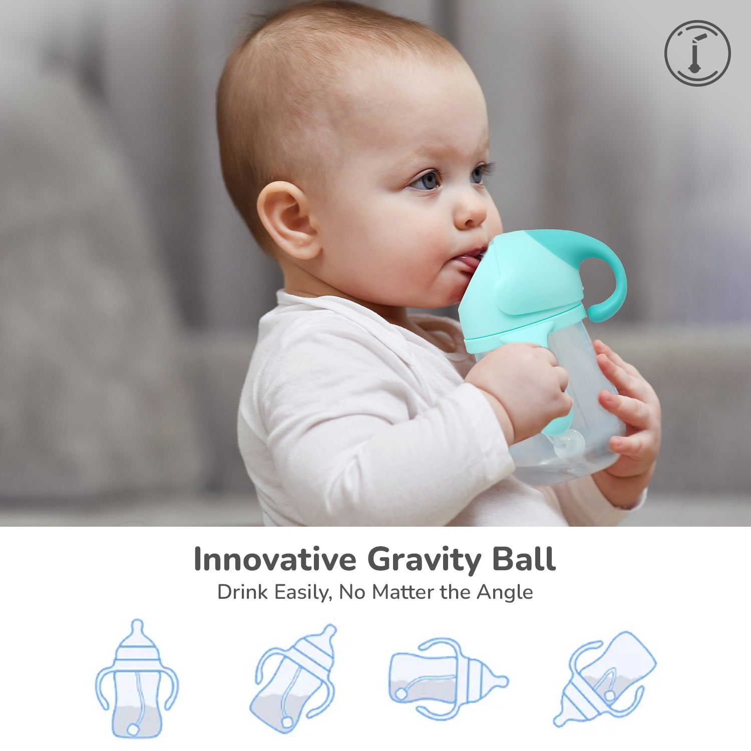 R for Rabbit Trunky Straw Sipper Lake Blue Feeding Nursing and Nursery - Sippers