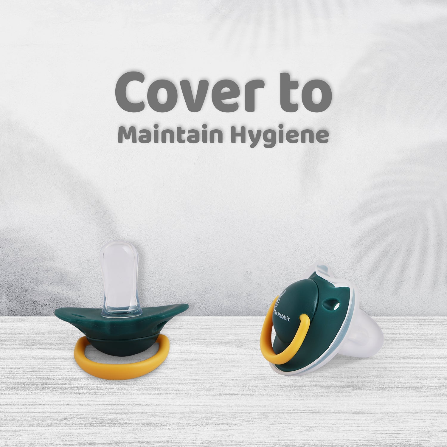 R for Rabbit Tusky Size - L - Green - Pacifiers