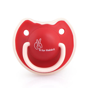R for Rabbit Tusky Size - L - Red - Pacifiers