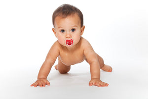 R for Rabbit Tusky Size - M - Red - Pacifiers