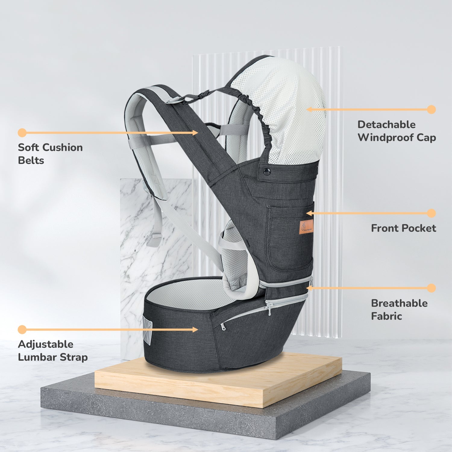  R for Rabbit Upsy Daisy Ergo baby carrier - BCUDEDG2