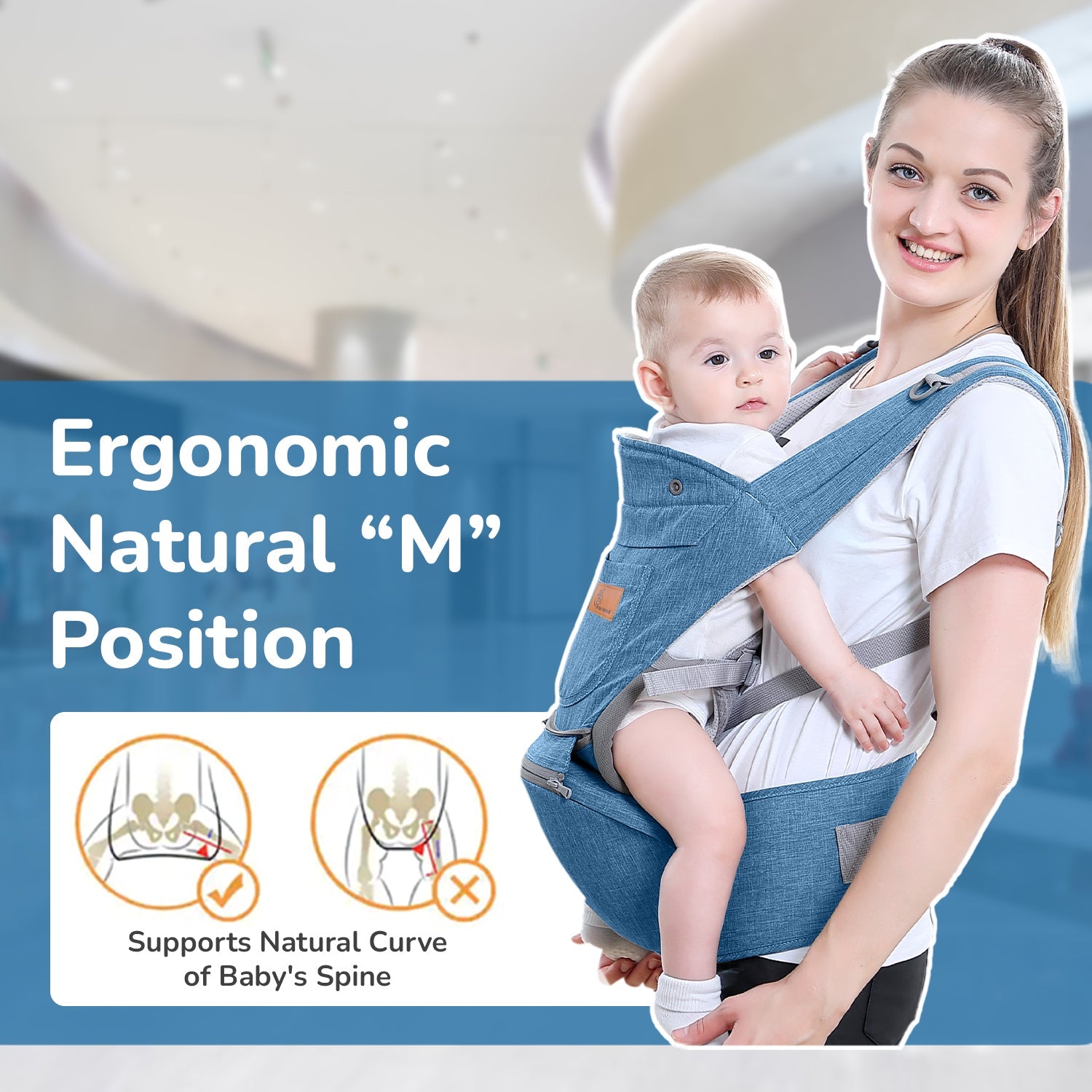  R for Rabbit Upsy Daisy Ergo baby carrier - BCUDEDB2