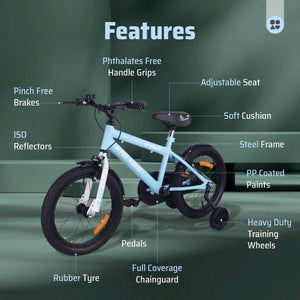 R for Rabbit Vroom Bicycle - 20Inch - Lake Blue Bicycle