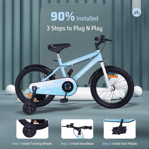 R for Rabbit Vroom Bicycle - 20Inch - Lake Blue Bicycle