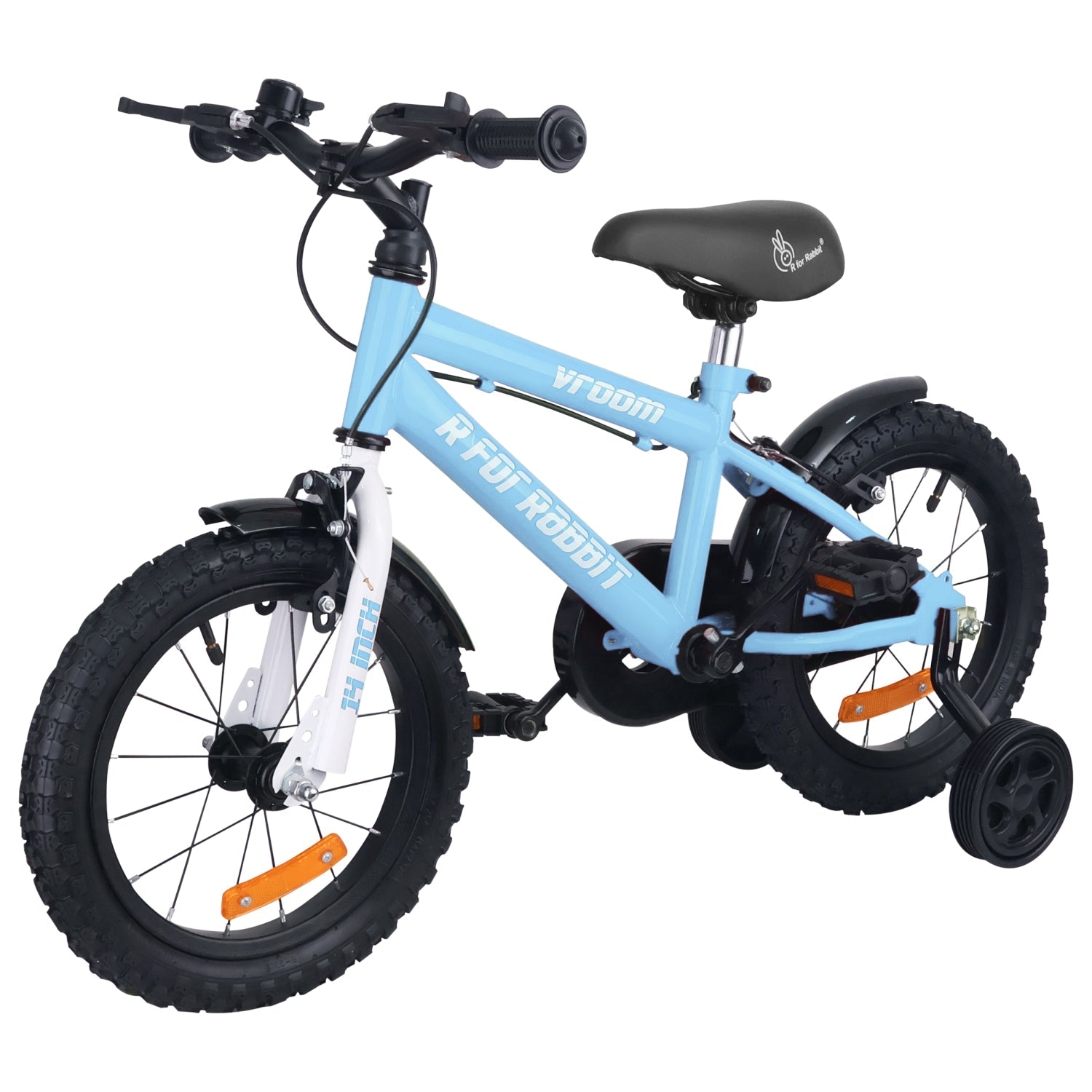 R for Rabbit Vroom Bicycle Lake Blue - 14Inch - BLVRLB14