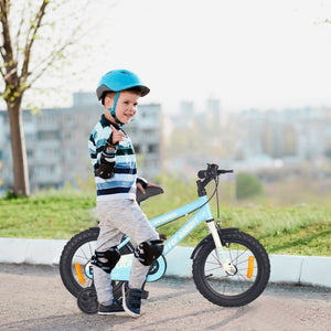 R for Rabbit Vroom Bicycle Lake Blue - 14Inch - BLVRLB14
