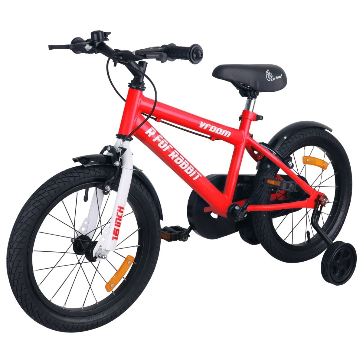 R for Rabbit Vroom Bicycle Red- 16Inch - BLVRRD16