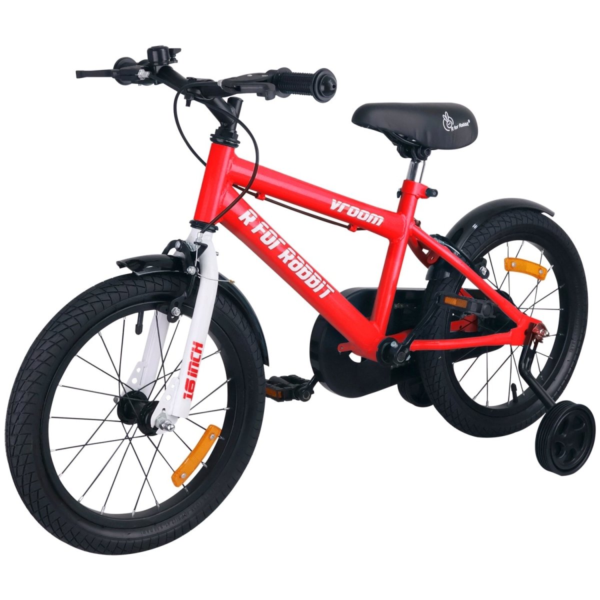 R for Rabbit Vroom Bicycle Red- 16Inch - BLVRRD16