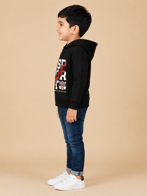 Racing Sport Hooded Sweatshirt - 0-6 Months Kids Winter Hoodies