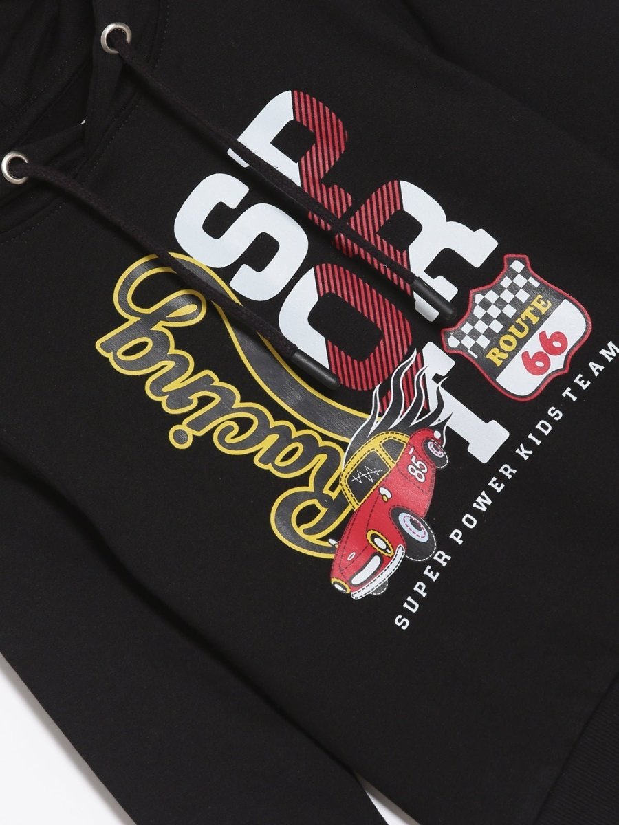 Racing Sport Hooded Sweatshirt - KWW-AN-BWZH-0-6