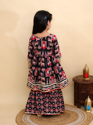 Ragini Mudra Anarkali Kurta Sharara Set - KES - SC - RGMDG - 0 - 6