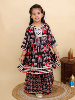 Ragini Mudra Anarkali Kurta Sharara Set - KES - SC - RGMDG - 0 - 6