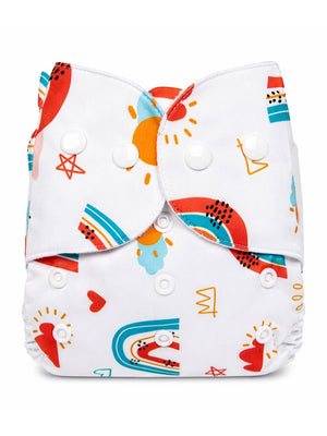 Rainbow Dash Print - Reusable Diaper - 3months - 3years Reusable Cloth Diaper