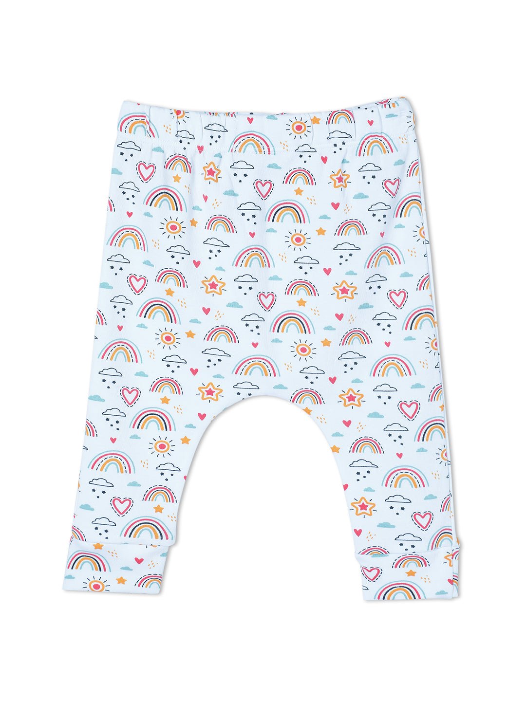 Rainbow Land Newborn and Infant Pajama Set