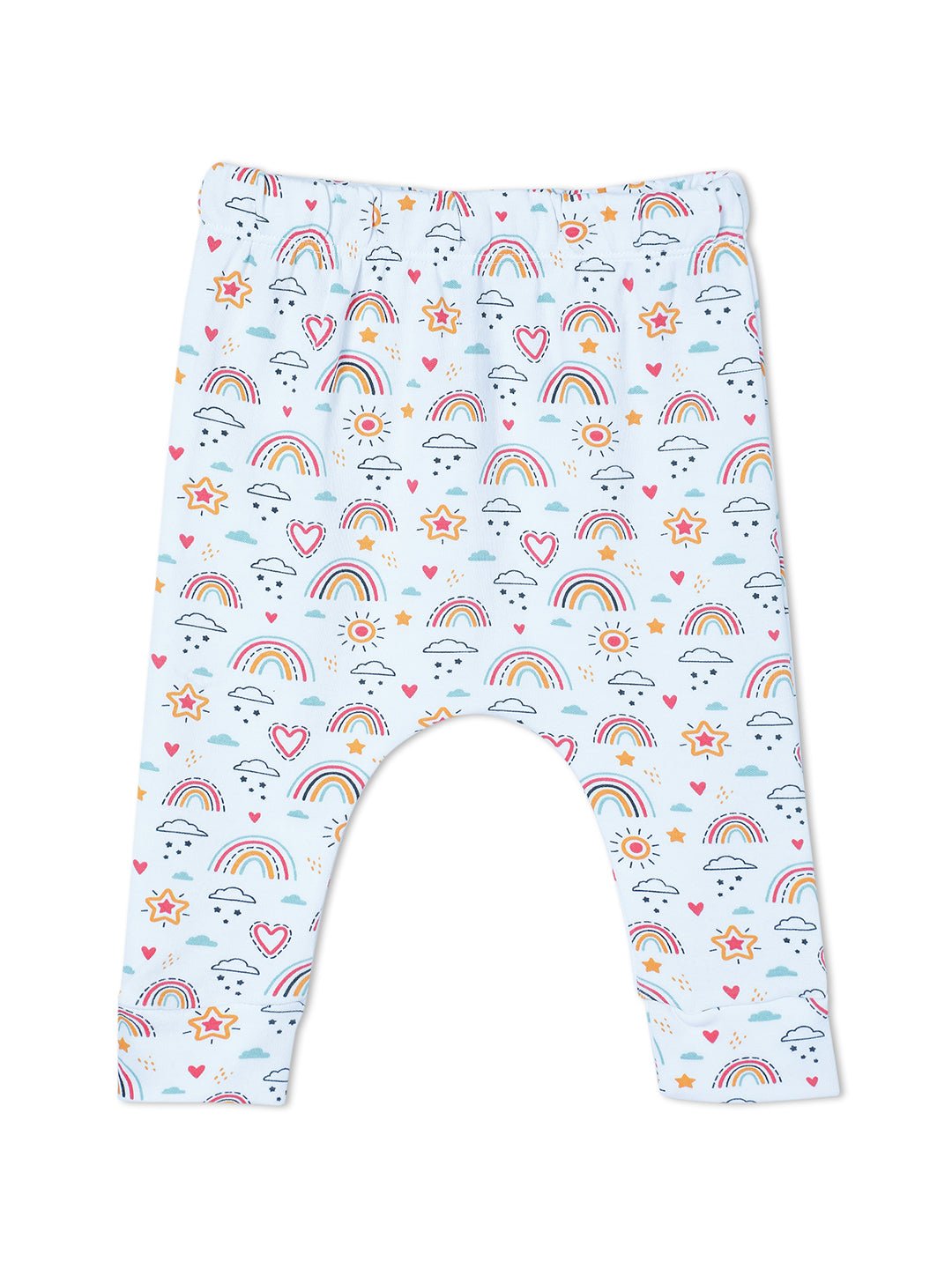 Rainbow Land Newborn and Infant Pajama Set