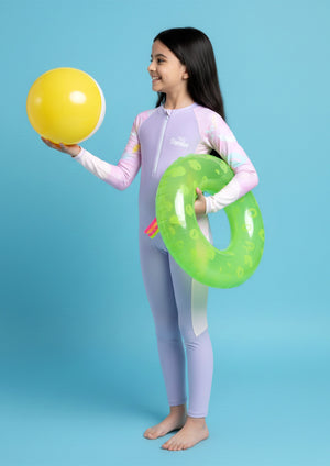 Rainbow Reef Girls Swimsuit - 4 - 5 Years Kids Swimwear