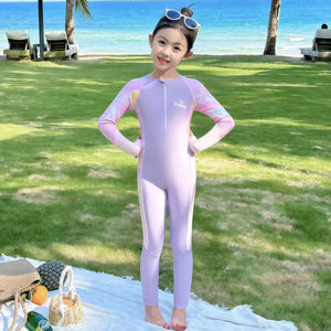 Rainbow Reef Girls Swimsuit - 4 - 5 Years Kids Swimwear