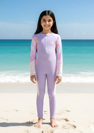 Rainbow Reef Girls Swimsuit - 4 - 5 Years Kids Swimwear