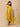 Side angle of The Mom Store mustard maternity silk kurta set with ornate yellow printed dupatta.