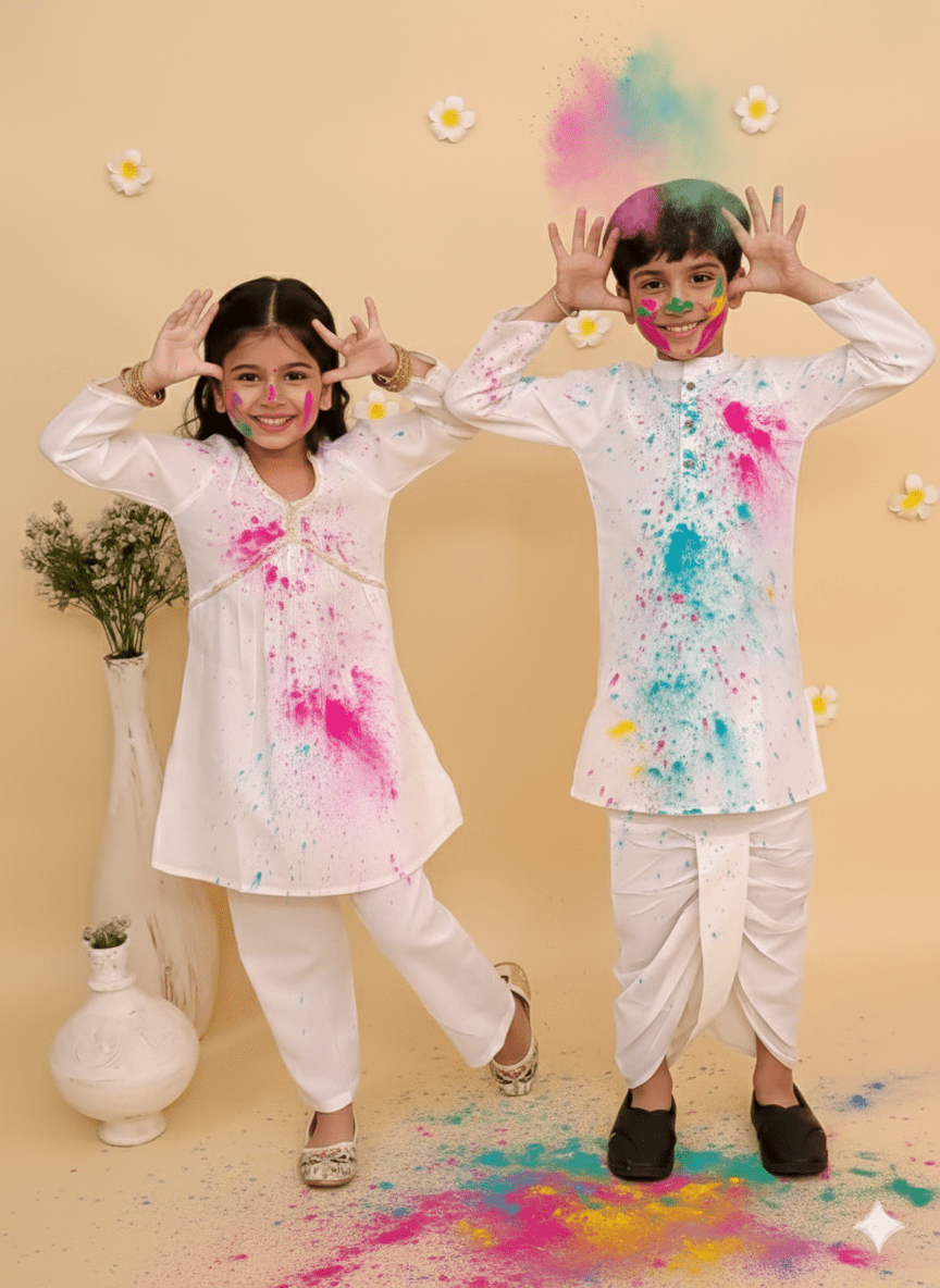 Rangeela Sibling Ethnic Set - Twinning Combo