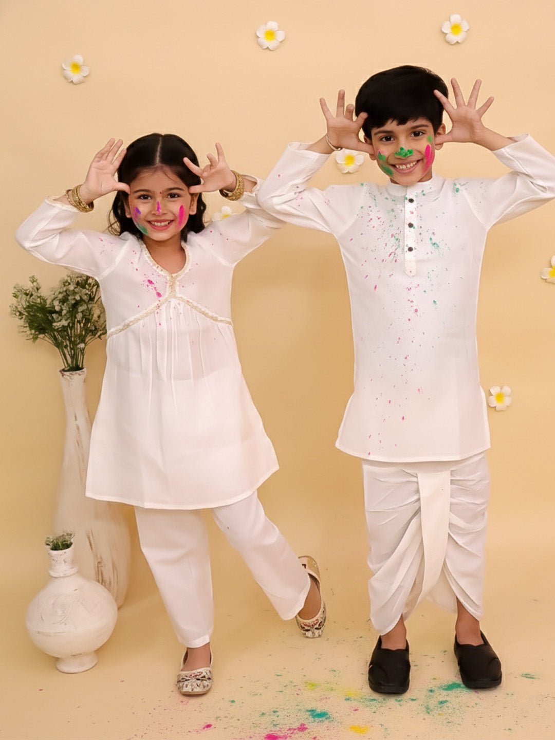 Rangeela Sibling Ethnic Set - Twinning Combo