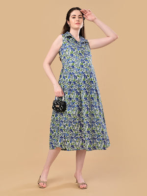 Rangriti Maternity and Nursing Dress - S Maternity Casual Dress