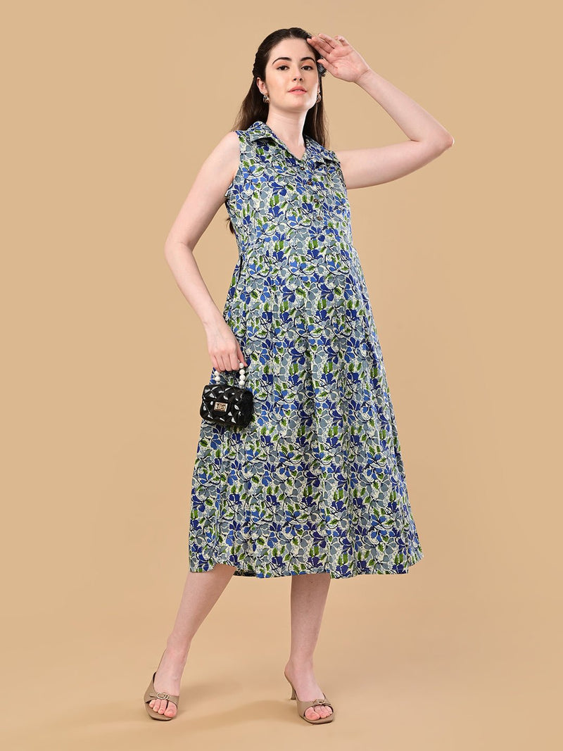 Rangriti Maternity and Nursing Dress