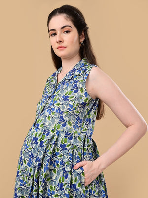 Rangriti Maternity and Nursing Dress - S Maternity Casual Dress