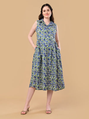 Rangriti Maternity and Nursing Dress - S Maternity Casual Dress