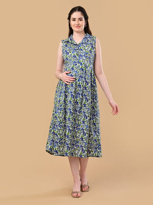 Rangriti Maternity and Nursing Dress - S Maternity Casual Dress