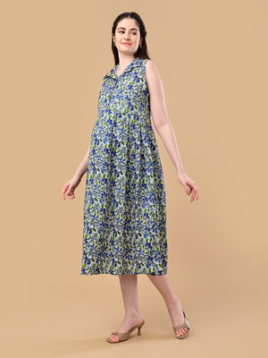 Rangriti Maternity and Nursing Dress - S Maternity Casual Dress