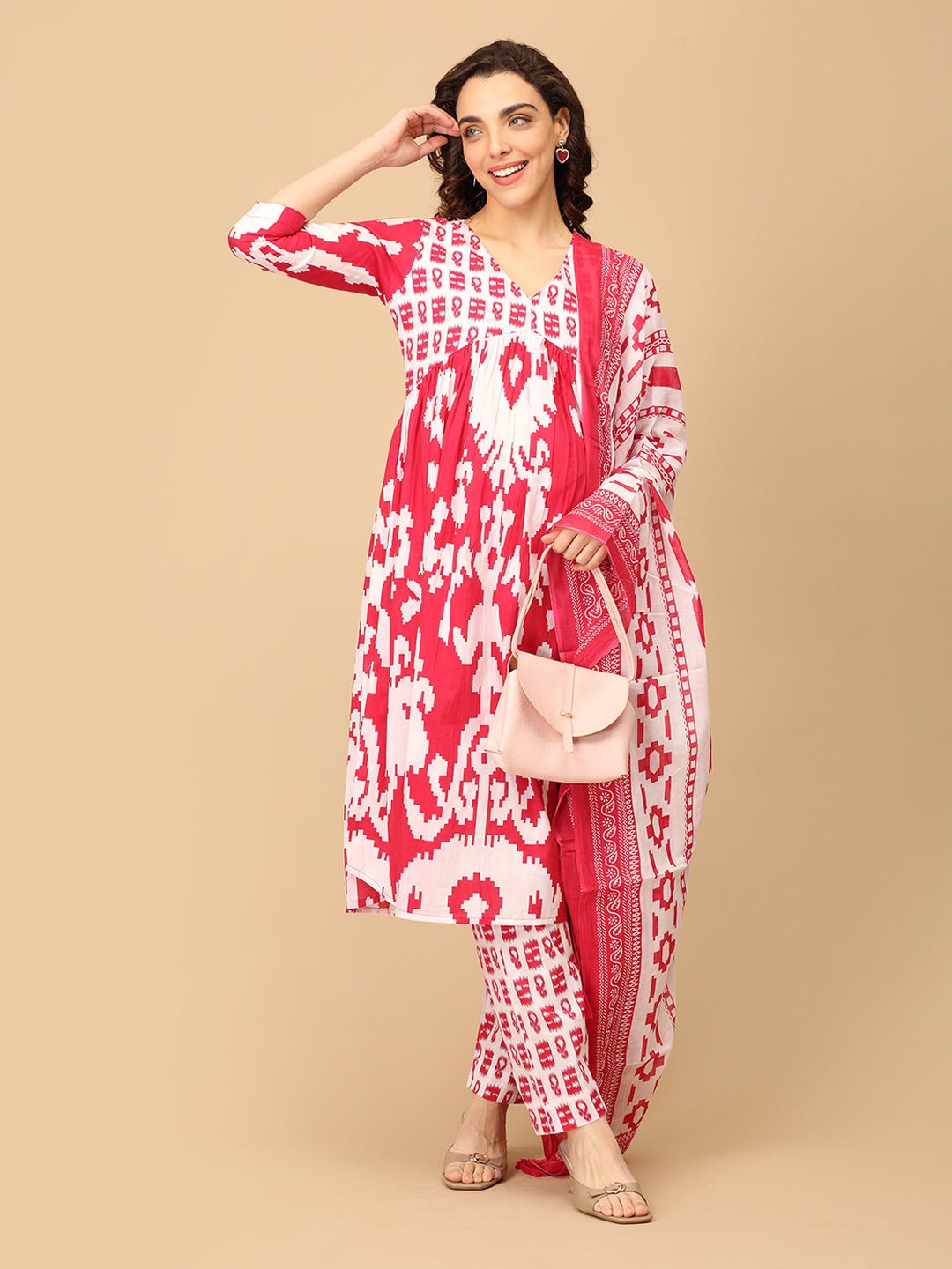 Rani Reboot Maternity and Nursing Kurta Set With Dupatta - MEW - SK - RNRBT - S