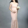 Raspberry Glow Maternity Dress - DRS-RSP-S