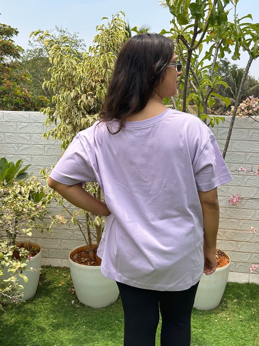 Ready To Pop Oversized Mumma T shirt - MAT-SC-RDPOV-S
