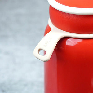 Red Christmas sticker themed Stainless Steel Thermos Bottle with Strainer,400ml - Back To School