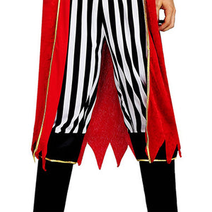 Red Coat Pirate Adult Halloween Costume Fancy Dress Up - M Halloween