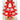 Red DIY Wooden Christmas Tree with LED Light, Christmas Table Décor - Little Surprise BoxRed DIY Wooden Christmas Tree with LED Light, Christmas Table Décor
