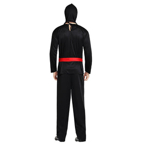 Red Dragon Ninja Adults Halloween Costume Fancy Dress Up - M Halloween