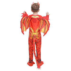Red Dragon,Kids Halloween Costume Fancy Dress Up - 5 - 6 Years Halloween