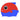 Red Fin Dual Color , Silicone Kids Swim Cap, 5 years - 15 years - 5 - 10 years Swim