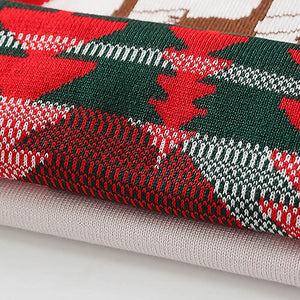 Red Flying Sleigh Knitted Christmas cardigan Sweater for Kids - 3 - 4 Years Winter Wear