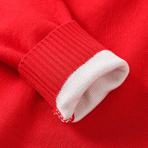Red Flying Sleigh Knitted Christmas cardigan Sweater for Kids - 3 - 4 Years Winter Wear