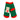 Red Green White Themed Christmas Ankle Socks Set Of 5 Pcs - 2 - 4 Years Christmas