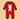 Red Romper with White Cow Print, 2 - 3 years Unisex Kids Wear - Kids Clothing