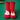 Red Santa & Bell Christmas Themed Ankle Length Socks For Kids - 0 - 6 Months Christmas