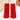Red Santa & Mittens Christmas Themed Ankle Length Socks For Kids - 2 - 4 Years Christmas