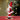 Red Sequin Coat Skiing Santa - Christmas Table Décor & Ornament - Christmas