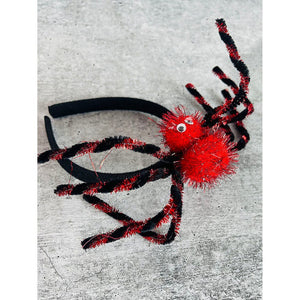 Red Spider themed Long Tentacles Headband Unique Halloween Party Hair Accessory - Little Surprise BoxRed Spider themed Long Tentacles Headband Unique Halloween Party Hair Accessory