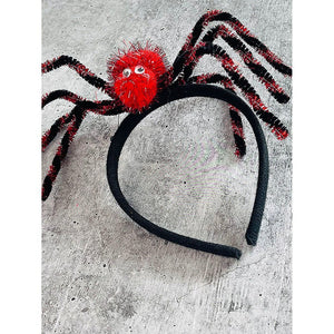 Red Spider themed Long Tentacles Headband Unique Halloween Party Hair Accessory - Little Surprise BoxRed Spider themed Long Tentacles Headband Unique Halloween Party Hair Accessory